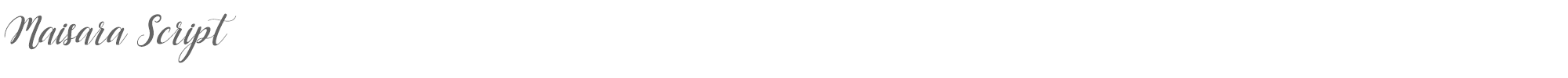Maisara Script Maisara Script.ttf font preview